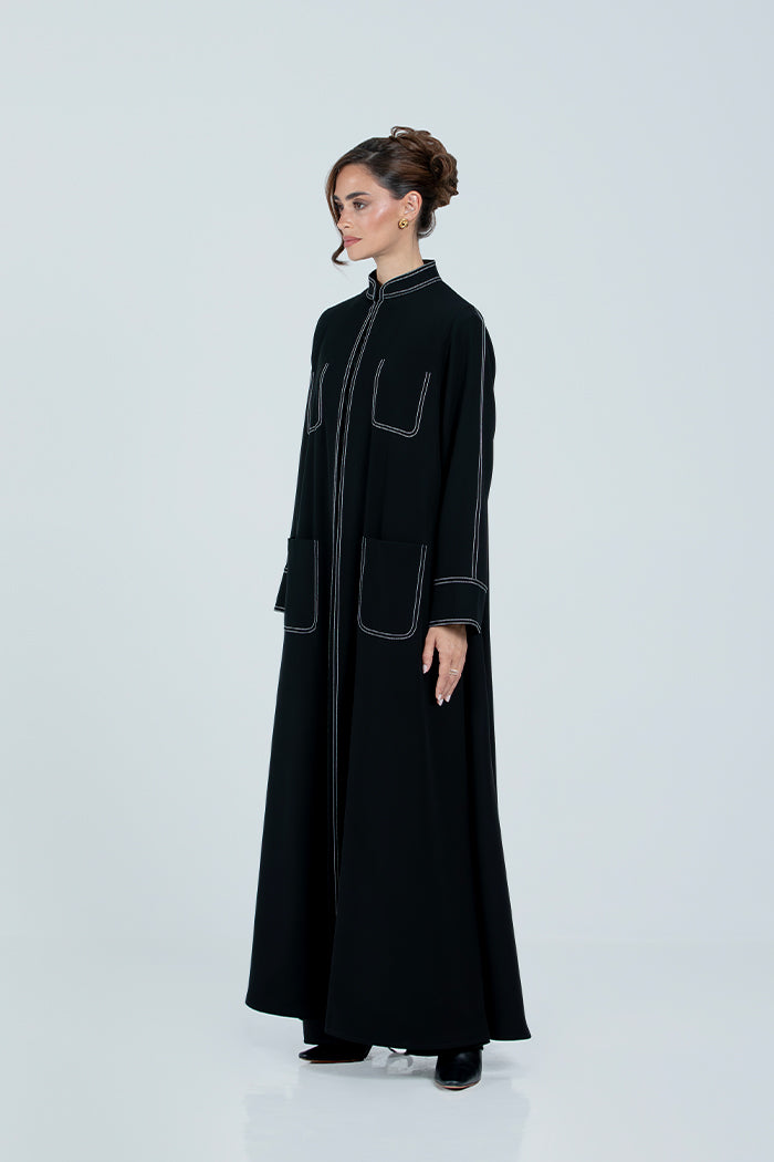 DC2513 The Black Balance Abaya