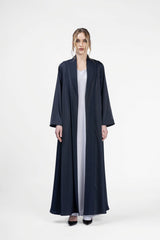 RMD2402-BL Midnight Serenity Navy Blue Abaya