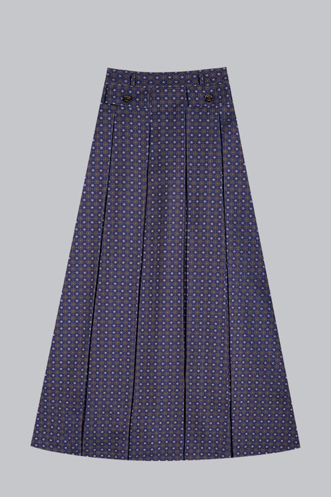 MOONLIGHT MOSAIC PLEATED SKIRT SM2646S
