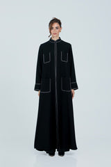 DC2513 The Black Balance Abaya
