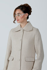 SUNGLASSES RECTANGULAR II - SHINY BEIGE