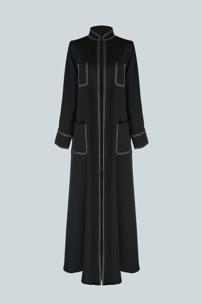 DC2513 The Black Balance Abaya