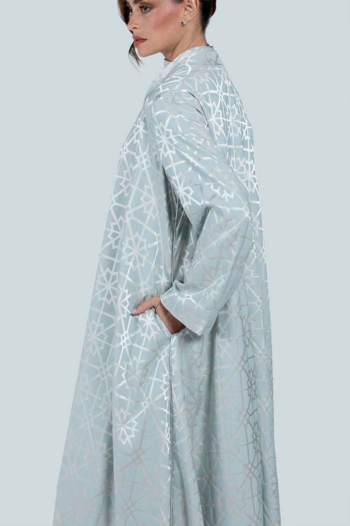 MNPF003 The Moonlight Motif Woven Abaya