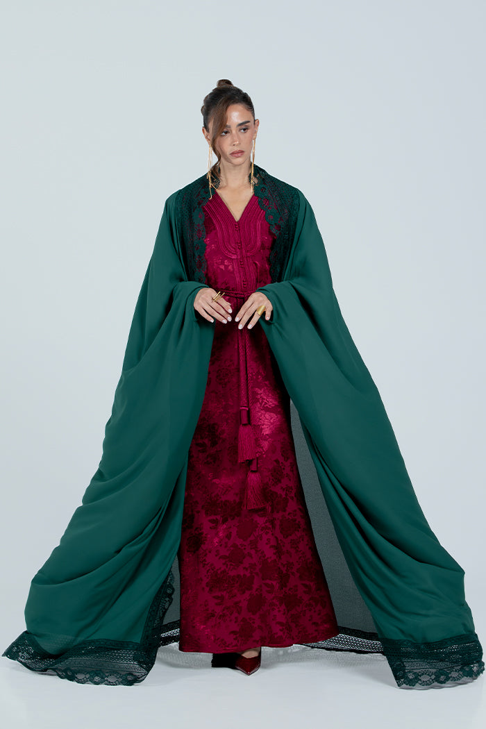 DC2521 Ethereal Lace Abaya - Limited Edition