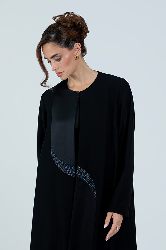 DC2515 The Elegant Shadows Abaya