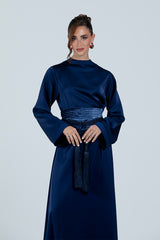 DCV2517 The Moonlight Velvet Abaya