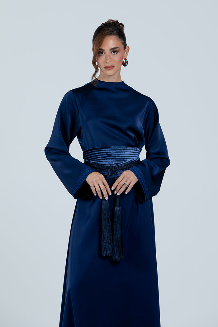 DCV2517 The Moonlight Velvet Abaya