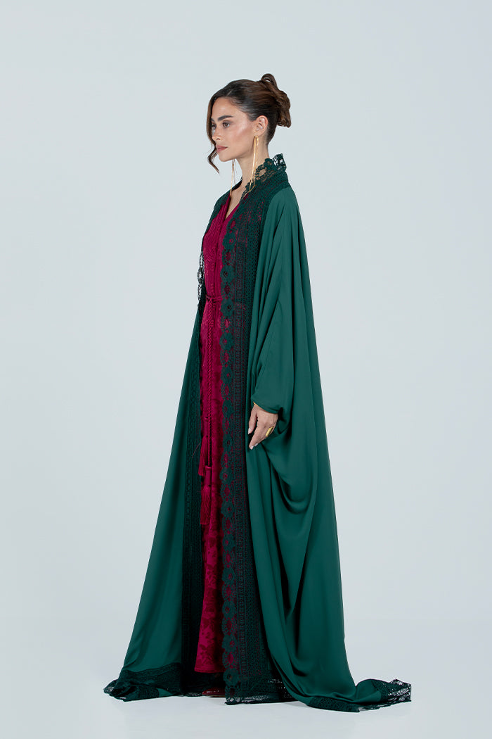 DC2521 Ethereal Lace Abaya - Limited Edition