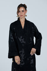 RMDCB2514 BLACK The Gilded Bloom Kaftan - Limited Edition