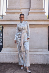 MNPF003-TT The Moonlight Motif Woven Top & Trouser Set