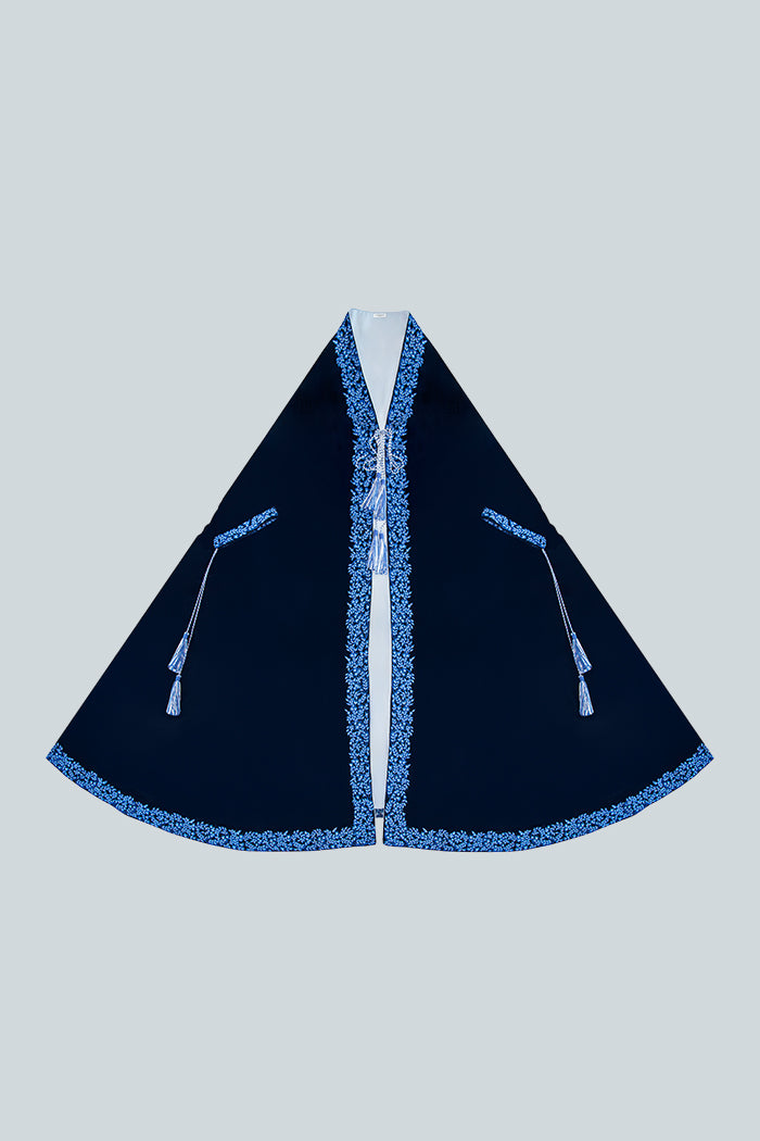 DCV2518 The Regal Velvet Cape Abaya