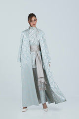 MNPF003 The Moonlight Motif Woven Abaya