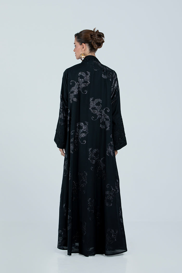 RMDCB2514 BLACK The Gilded Bloom Kaftan - Limited Edition