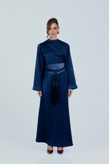 DCV2517 The Moonlight Velvet Abaya