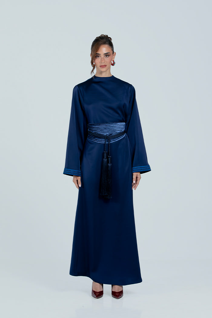 DCV2517 The Moonlight Velvet Abaya