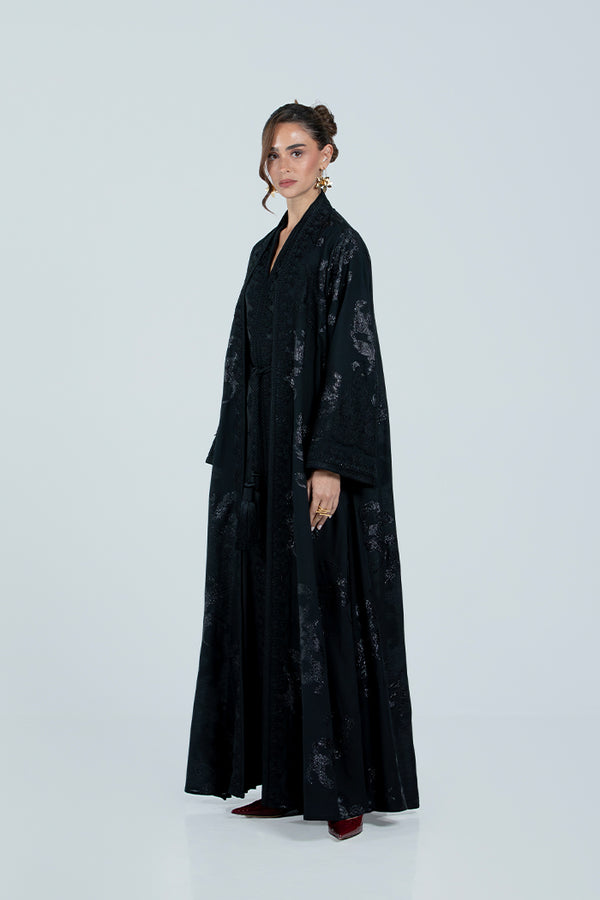 RMDCB2514 BLACK The Gilded Bloom Kaftan - Limited Edition