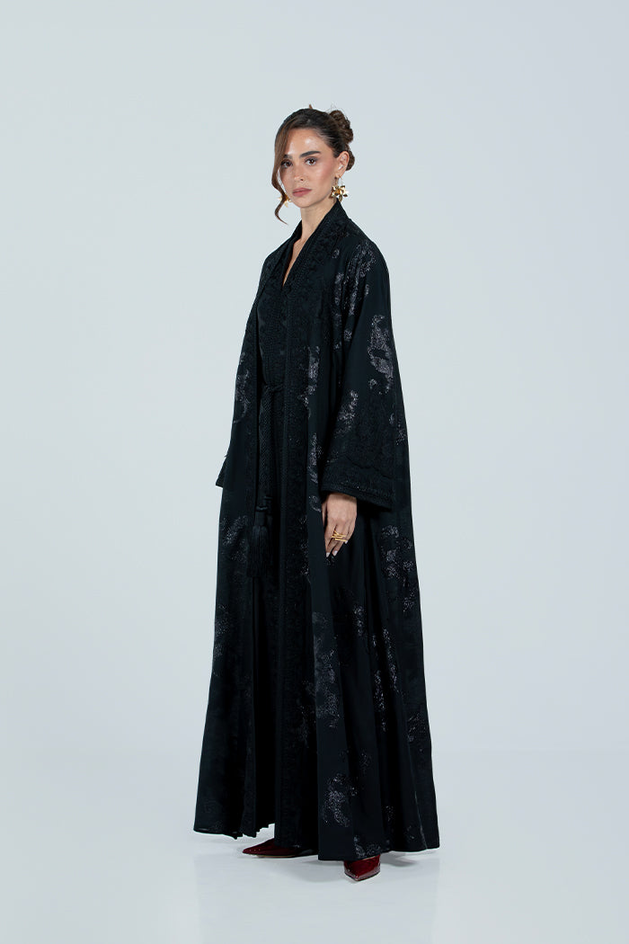 RMDCB2514 BLACK The Gilded Bloom Kaftan - Limited Edition