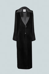 DCV2520 The Regal Silhouette Velvet Coat