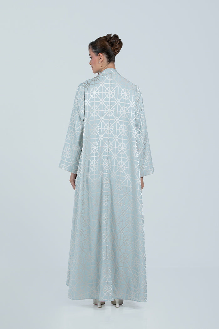 MNPF003 The Moonlight Motif Woven Abaya