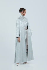 MNPF003 The Moonlight Motif Woven Abaya