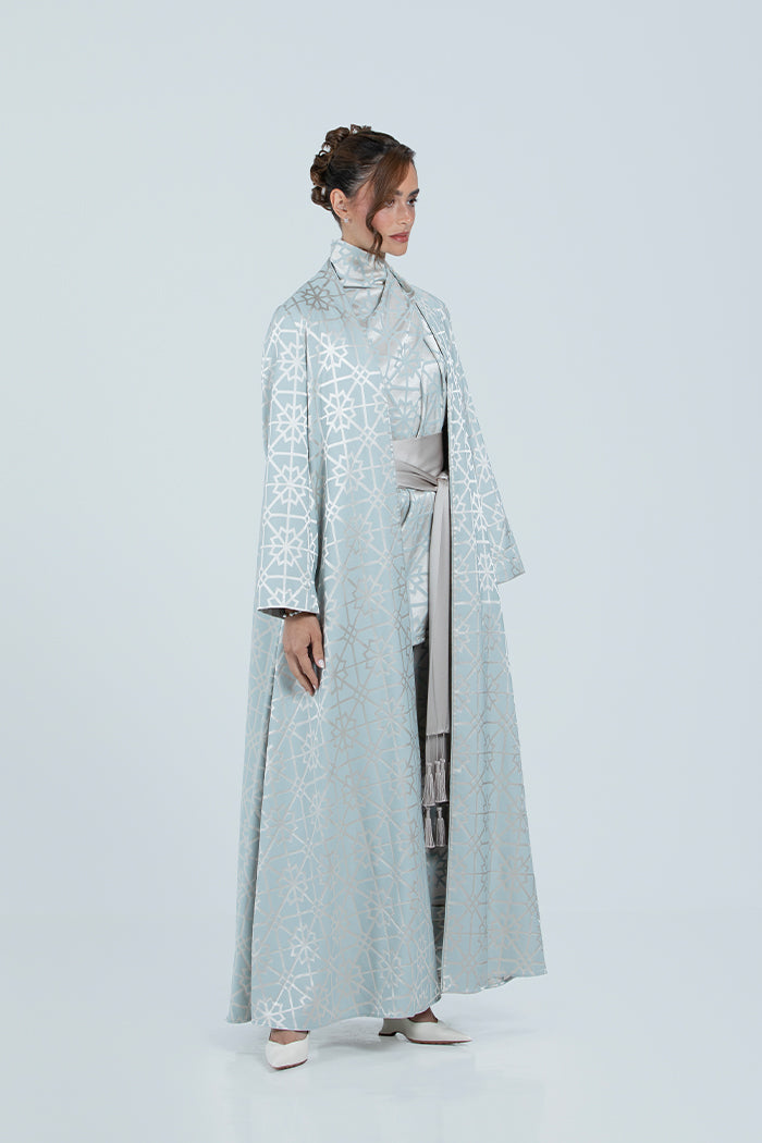 MNPF003 The Moonlight Motif Woven Abaya