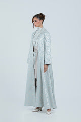 MNPF003 The Moonlight Motif Woven Abaya