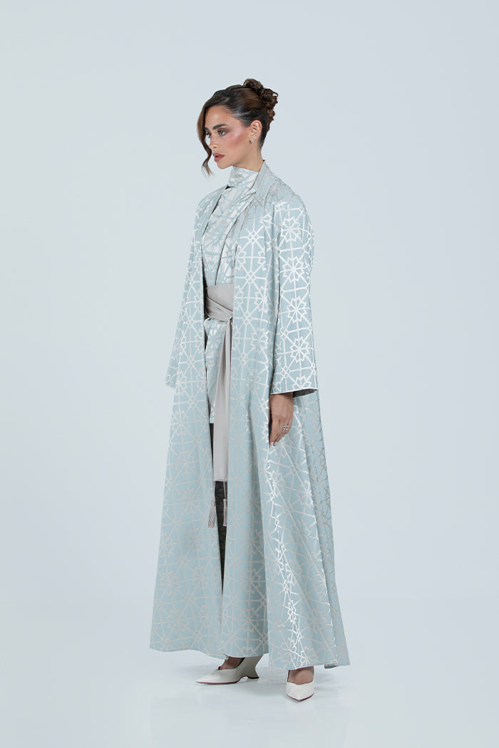 MNPF003 The Moonlight Motif Woven Abaya