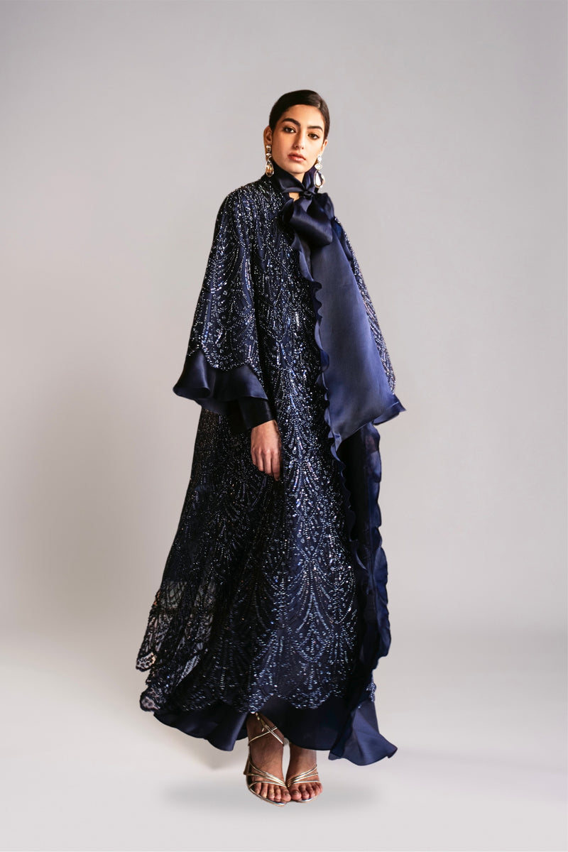 RMDHC2501 Opulent Tulle Symphony  Limited Haute Couture Abaya