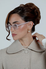 SUNGLASSES RECTANGULAR II - SHINY PASTEL PINK