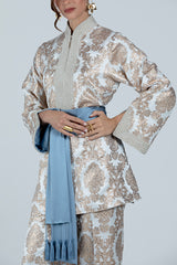 RMDTT2501-BLUE Glory of Serenity Top & Trouser Set - Limited Edition