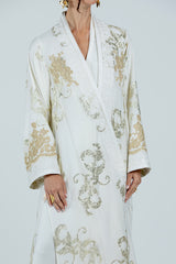 RMDCB2514 OFF WHITE The Gilded Bloom Kaftan - Limited Edition