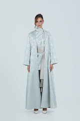 MNPF003 The Moonlight Motif Woven Abaya
