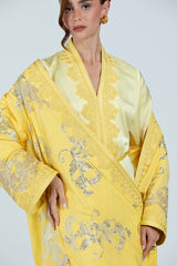RMDCB2514 YELLOW The Gilded Bloom Kaftan - Limited Edition