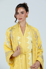 RMDCB2514 YELLOW The Gilded Bloom Kaftan - Limited Edition