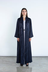RTWS2502-BL LAYAN Textured Everyday Abaya