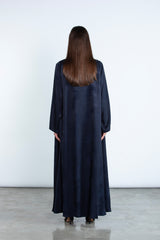 RTWS2502-BL LAYAN Textured Everyday Abaya