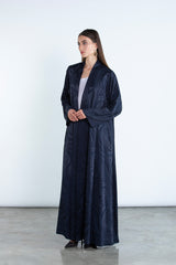RTWS2503-BL  SAHAR Textured Everyday Abaya