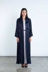 RTWS2504-BL  REYAH Textured Everyday Abaya