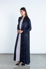 RTWS2504-BL  REYAH Textured Everyday Abaya