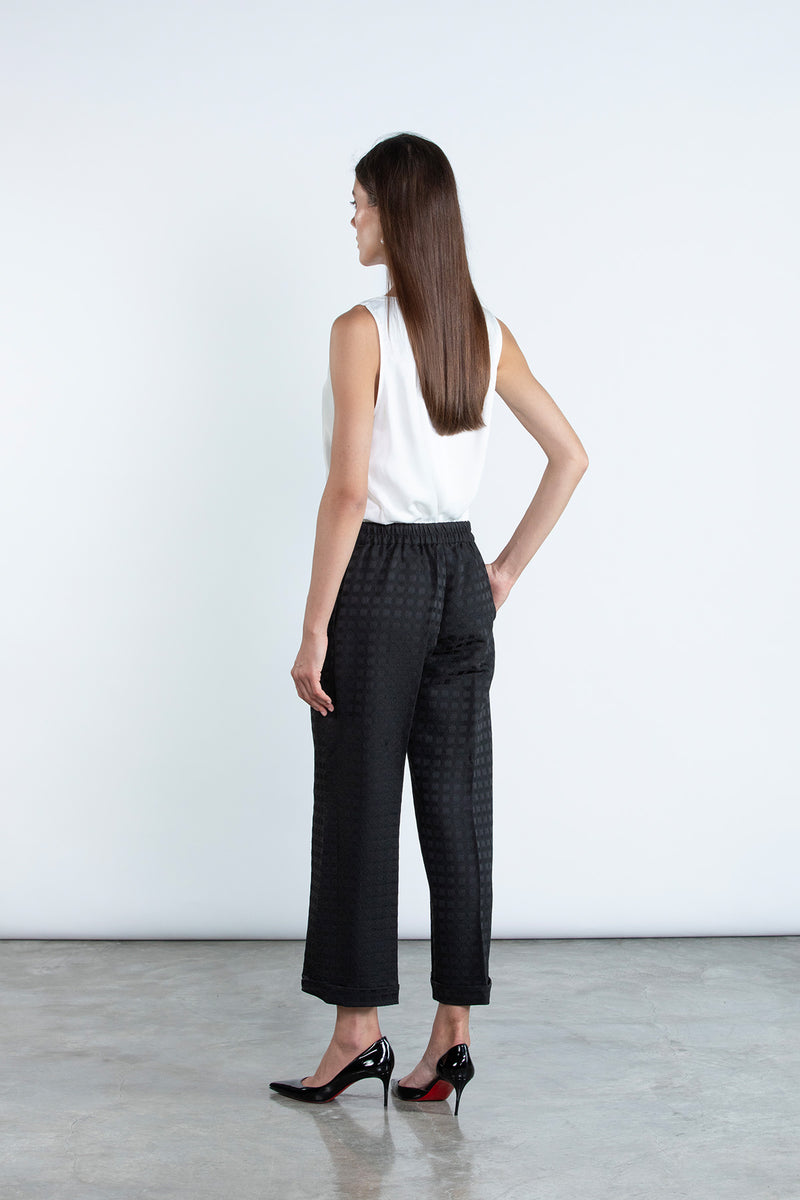 SM2507 Modest Suit Set in Premium Circle Jacquard