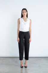 SM2508  Tailored Jacquard Suit Set with Matching Trousers and headscarf