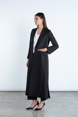 SM2508  Tailored Jacquard Suit Set with Matching Trousers and headscarf