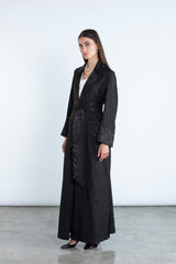 SM2515-BLACK Full Length Eleganza Aura Suit