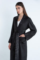SM2515-BLACK Full Length Eleganza Aura Suit