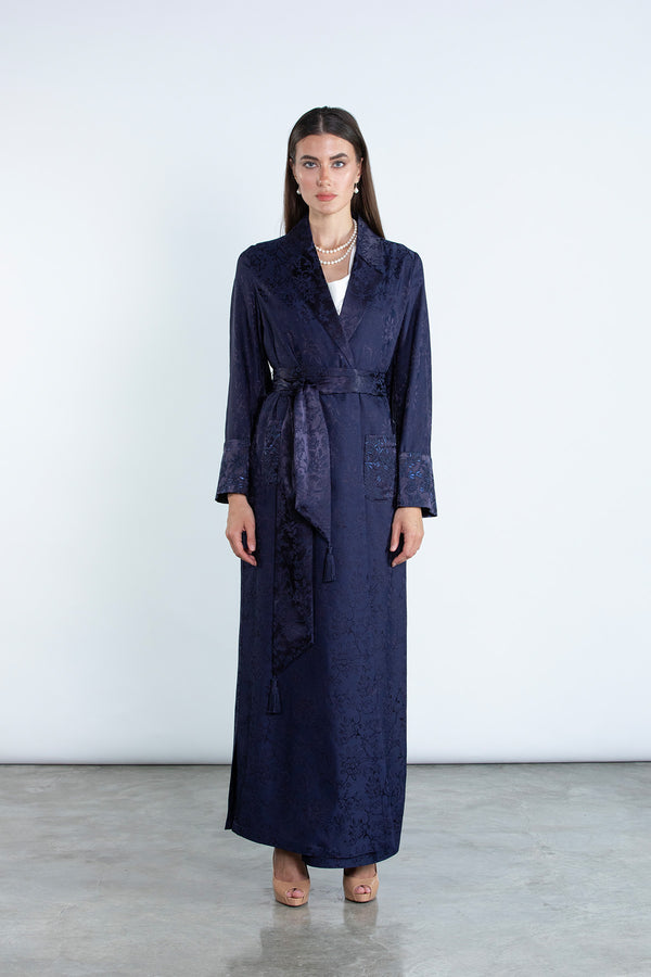 SM2515-BLUE Full Length Eleganza Aura Suit