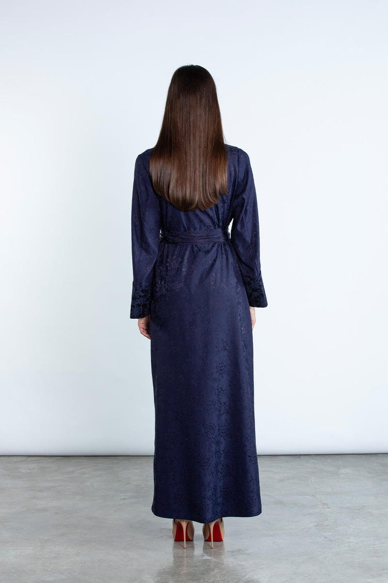 SM2515-BLUE Full Length Eleganza Aura Suit