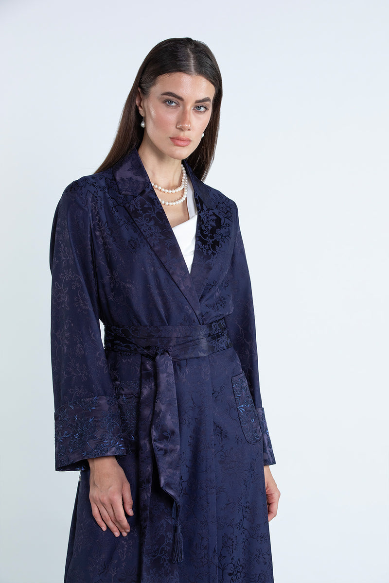 SM2515-BLUE Full Length Eleganza Aura Suit