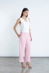 Chic Pink Full Length Blazer and Trousers Suit DC2007