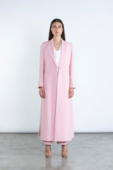 Chic Pink Full Length Blazer and Trousers Suit DC2007