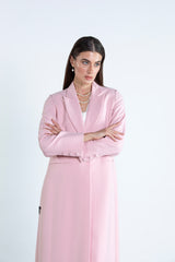 Chic Pink Full Length Blazer and Trousers Suit DC2007